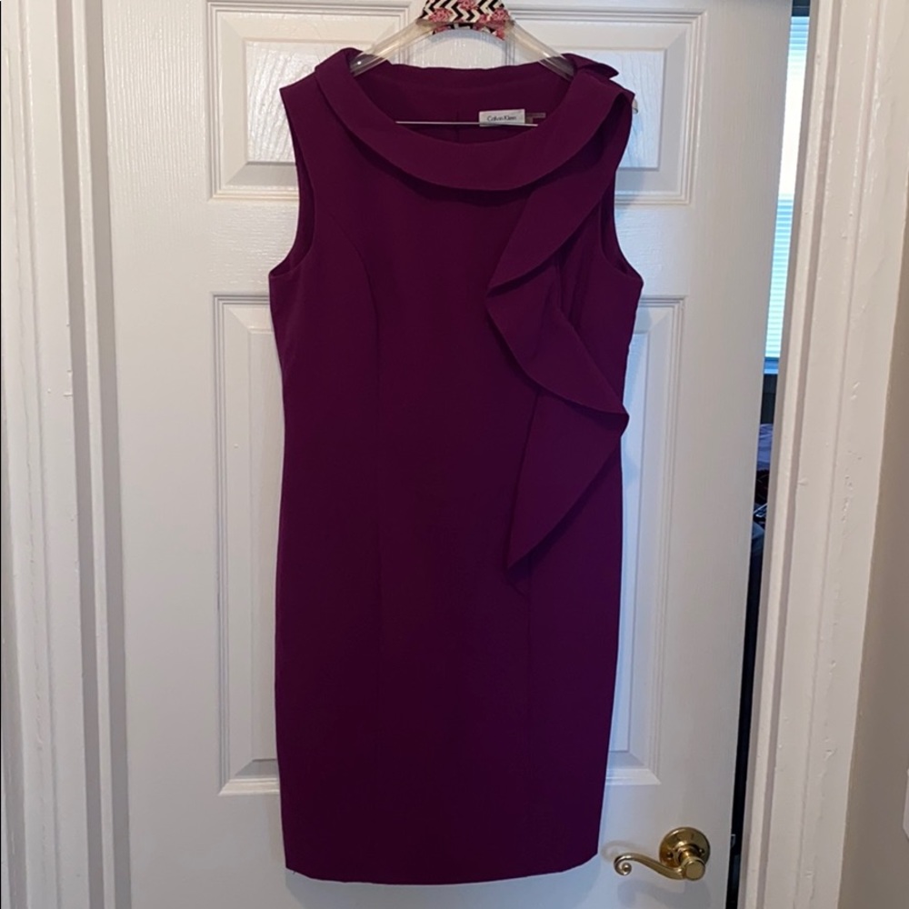 Women’s purple Calvin Klein dress